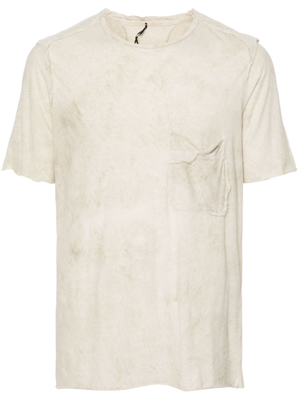Masnada distressed cotton T-shirt - Neutrals von Masnada