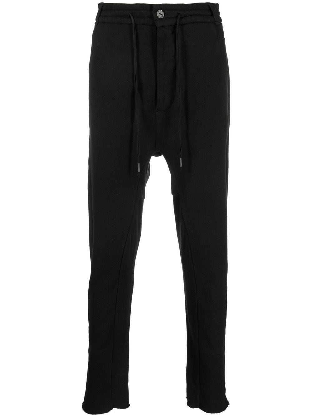 Masnada drop-crotch cotton trousers - Black von Masnada