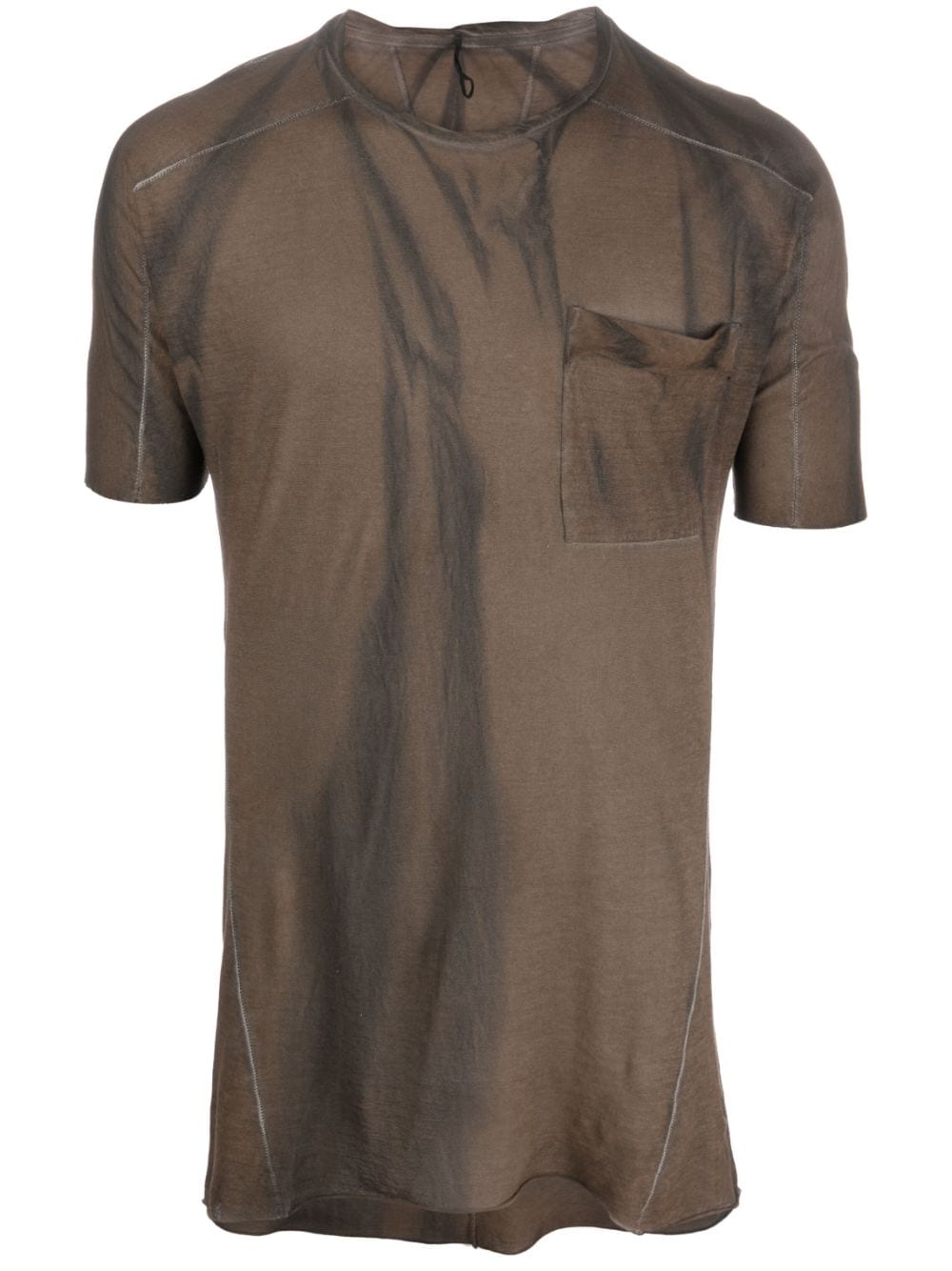 Masnada round-neck T-shirt - Brown von Masnada