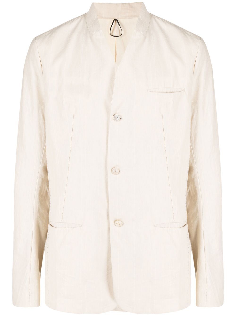 Masnada single-breasted tailored blazer - Neutrals von Masnada