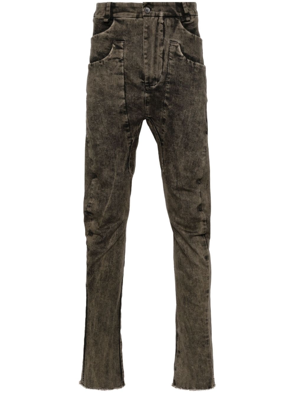 Masnada slim-fit jeans - Brown von Masnada