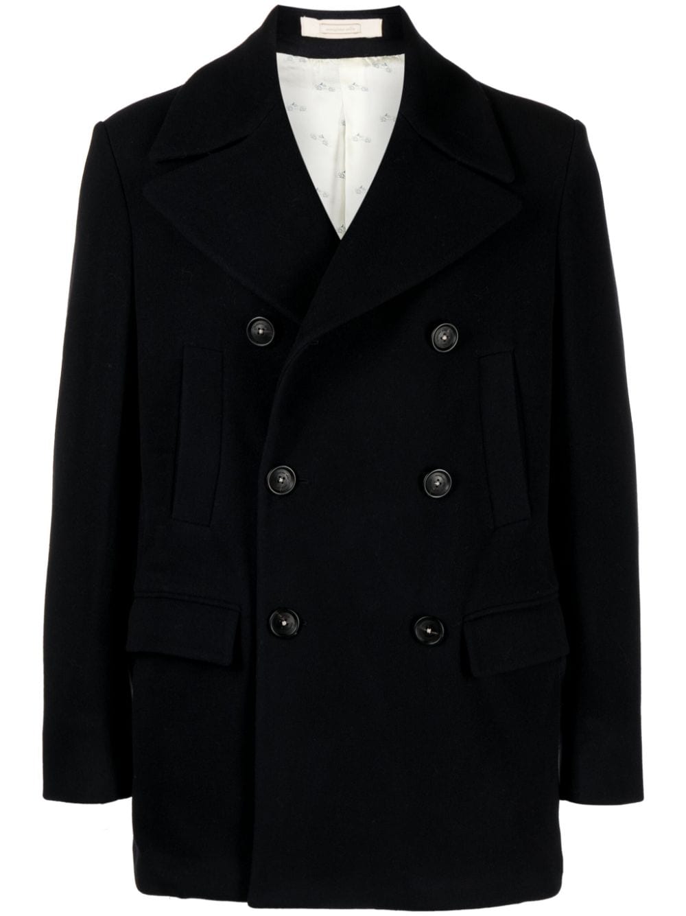 Massimo Alba Bellagio virgin-wool peacoat - Blue von Massimo Alba