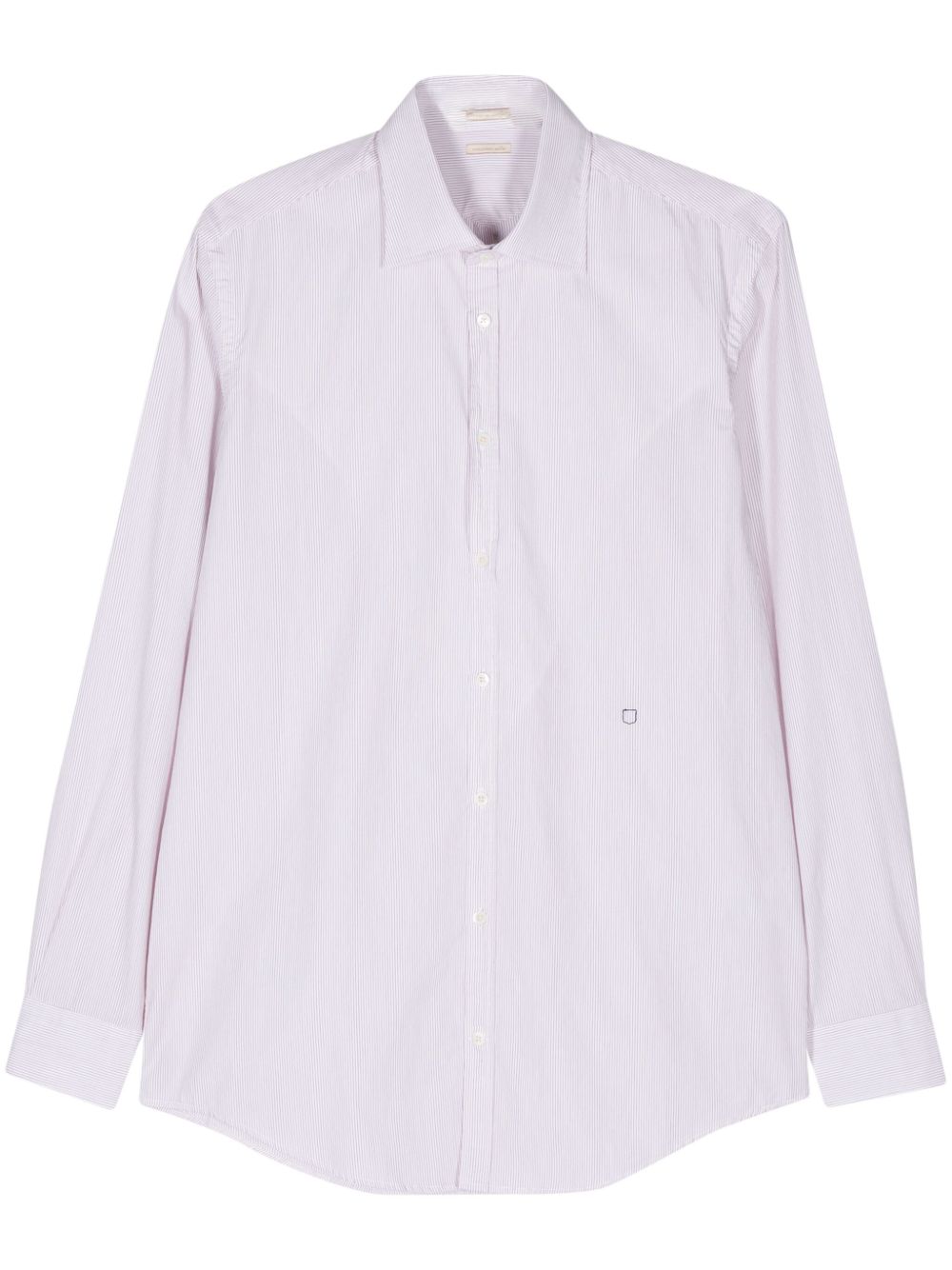 Massimo Alba Genova striped cotton shirt - White von Massimo Alba