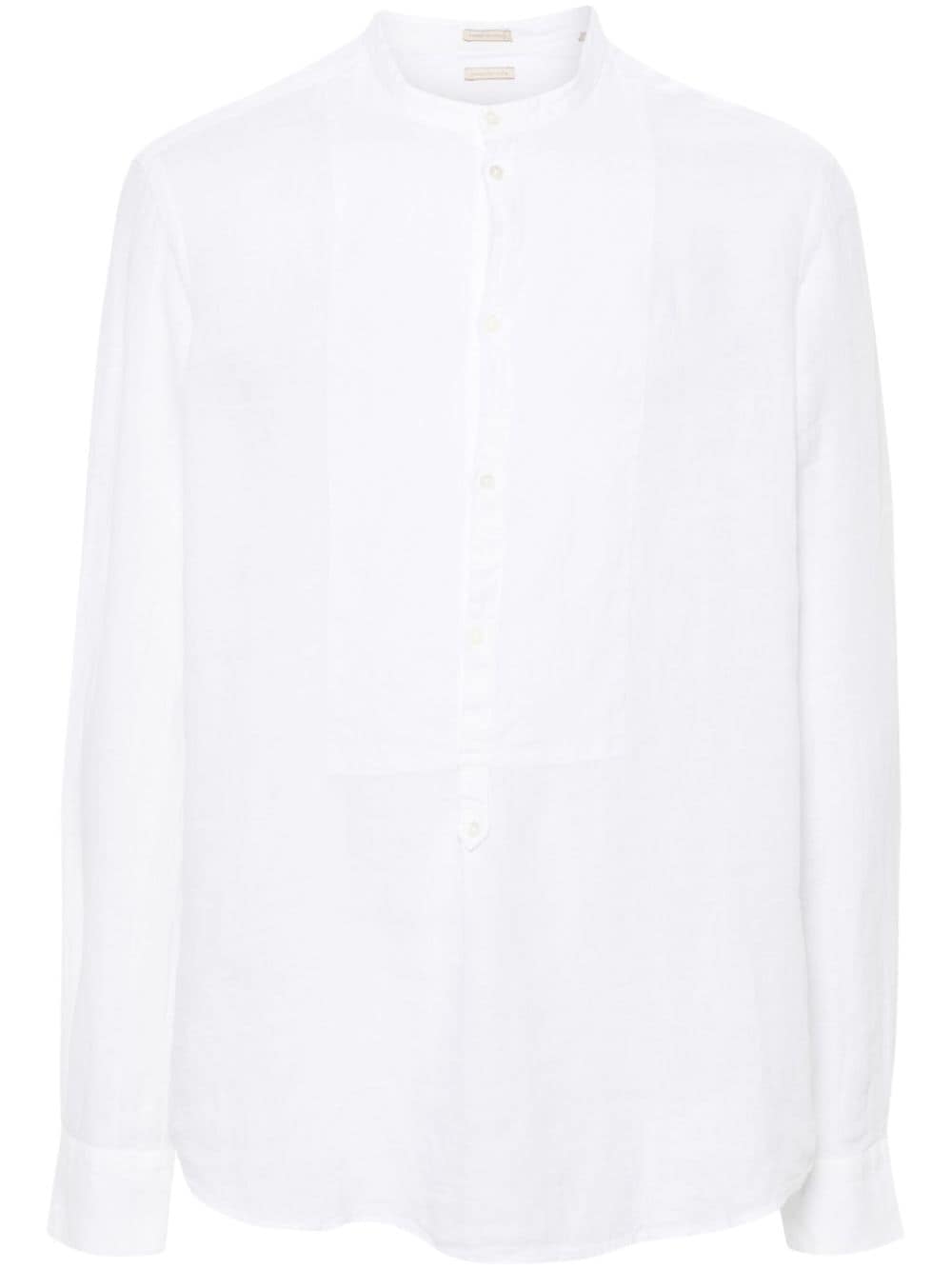 Massimo Alba Kos linen shirt - White von Massimo Alba