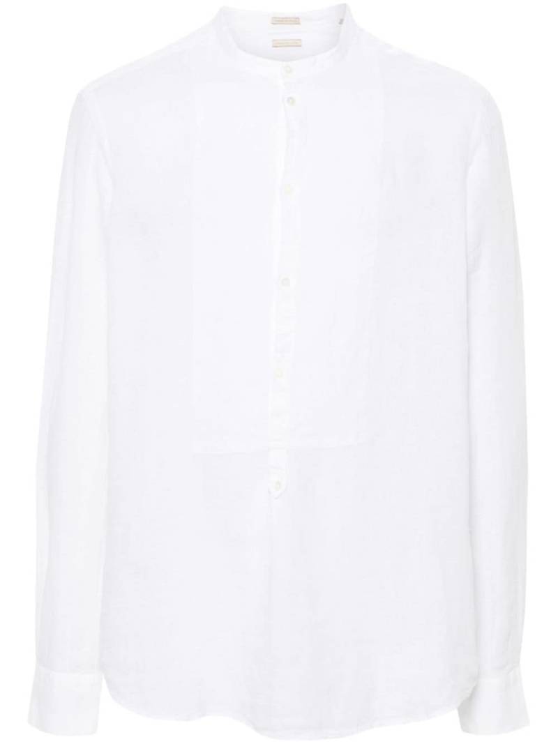 Massimo Alba Kos linen shirt - White von Massimo Alba