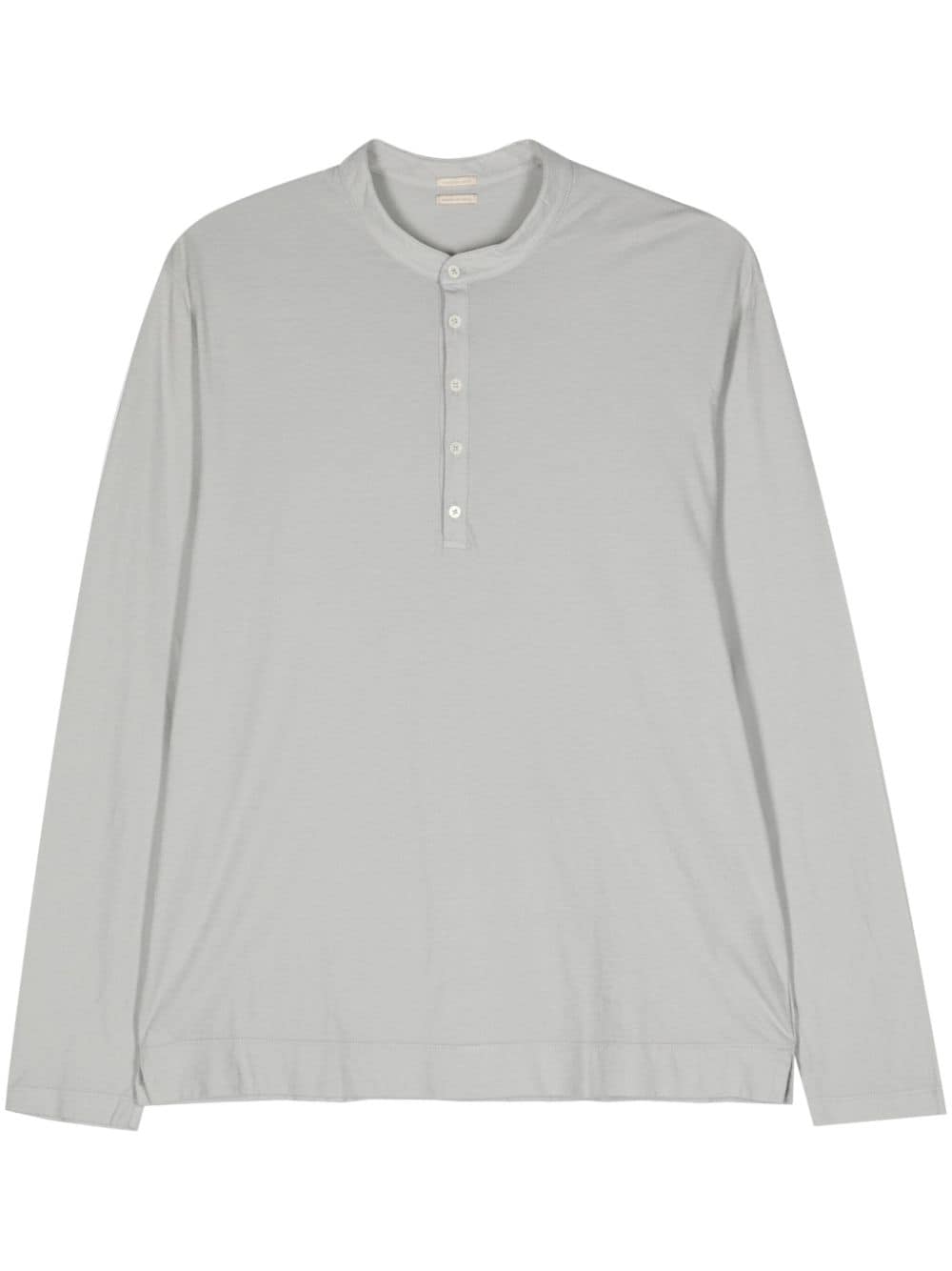 Massimo Alba cotton long-sleeved T-shirt - Grey von Massimo Alba
