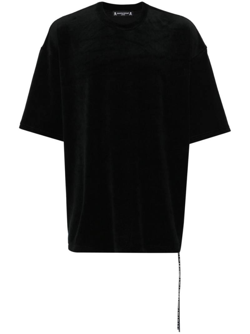 Mastermind Japan bleached-skull velour T-shirt - Black von Mastermind Japan