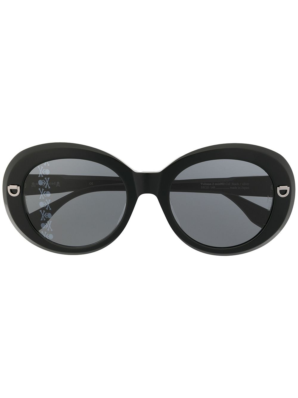 Mastermind Japan round-frame logo sunglasses - Black von Mastermind Japan