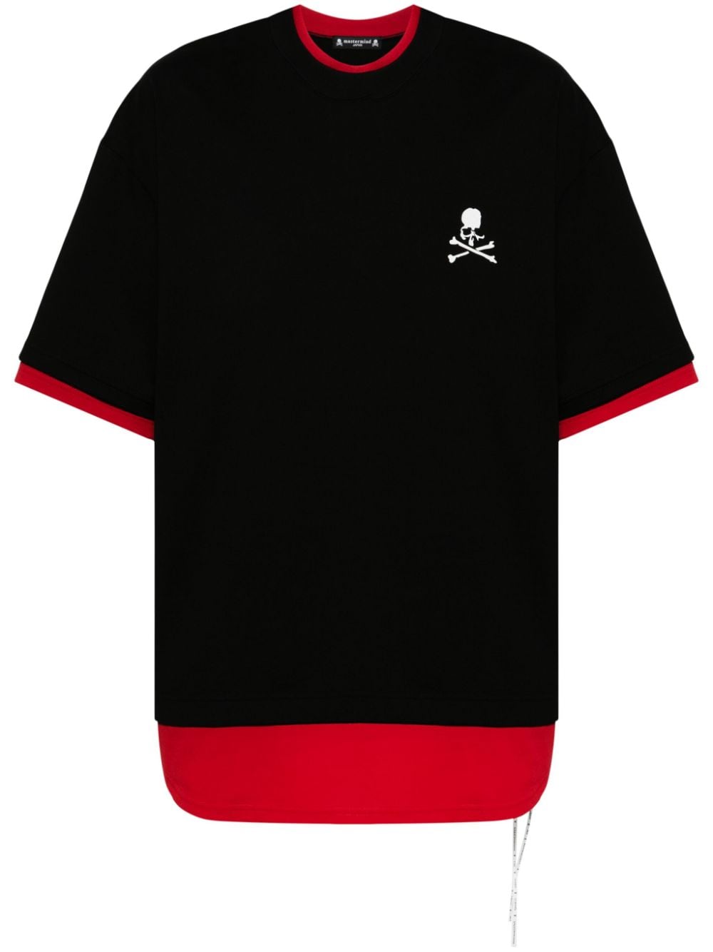 Mastermind Japan layered skull-print T-shirt - Black von Mastermind Japan