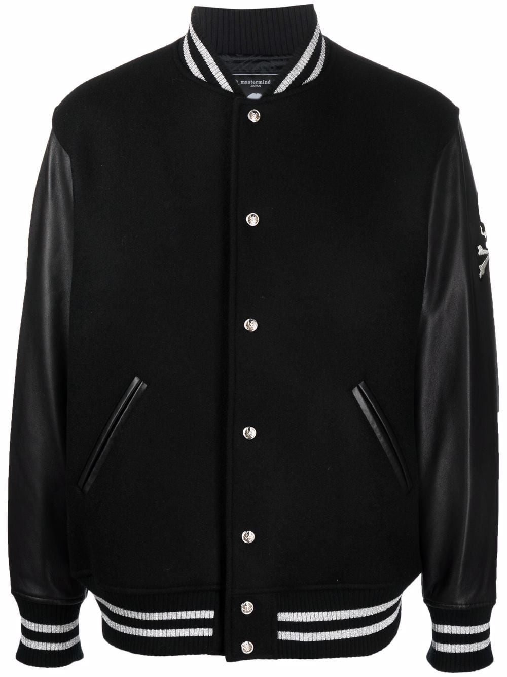 Mastermind Japan logo-print bomber jacket - Black von Mastermind Japan