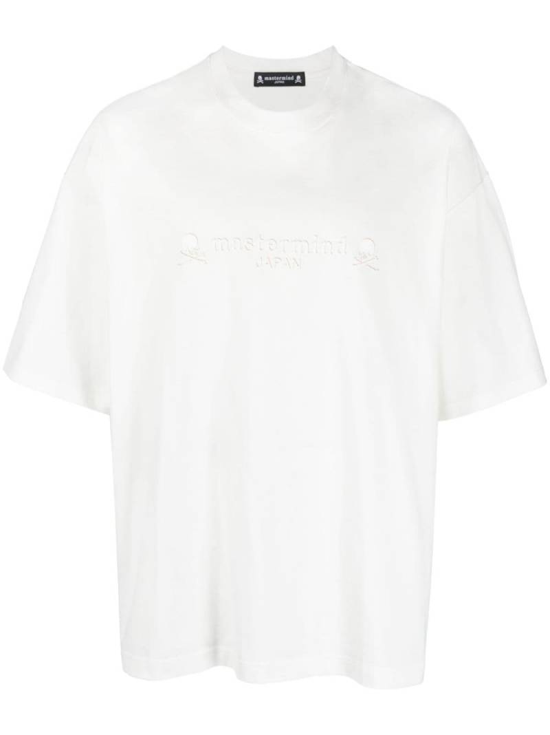 Mastermind Japan logo-print cotton T-shirt - White von Mastermind Japan