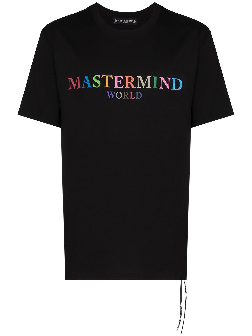 Mastermind World multicolour logo short-sleeve T-shirt - Black von Mastermind World