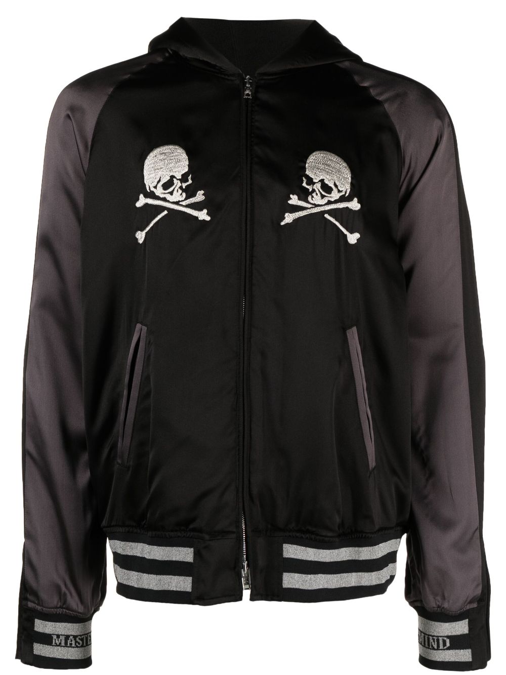 Mastermind Japan skull-embroidered bomber jacket - Black von Mastermind Japan