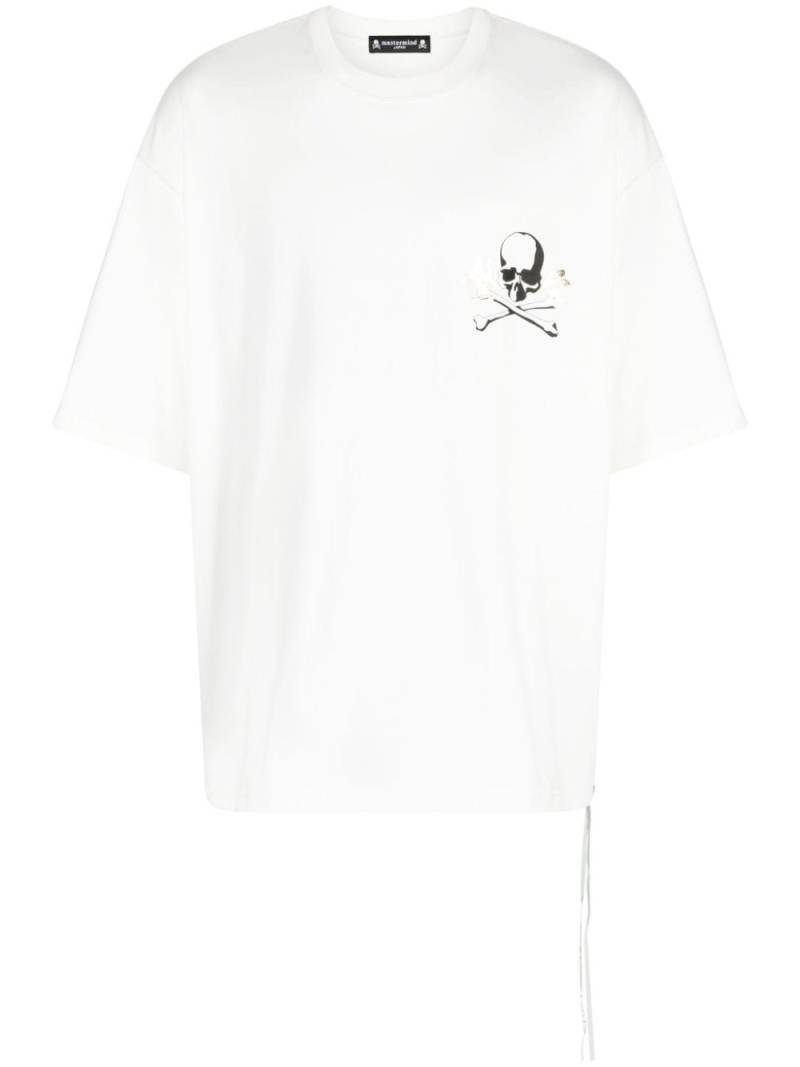 Mastermind Japan skull-print cotton T-shirt - White von Mastermind Japan