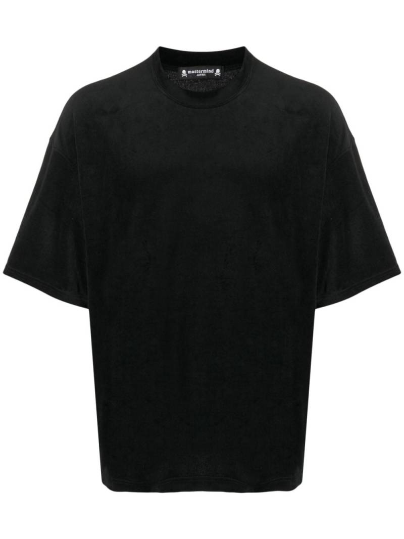 Mastermind Japan skull-print velour T-shirt - Black von Mastermind Japan