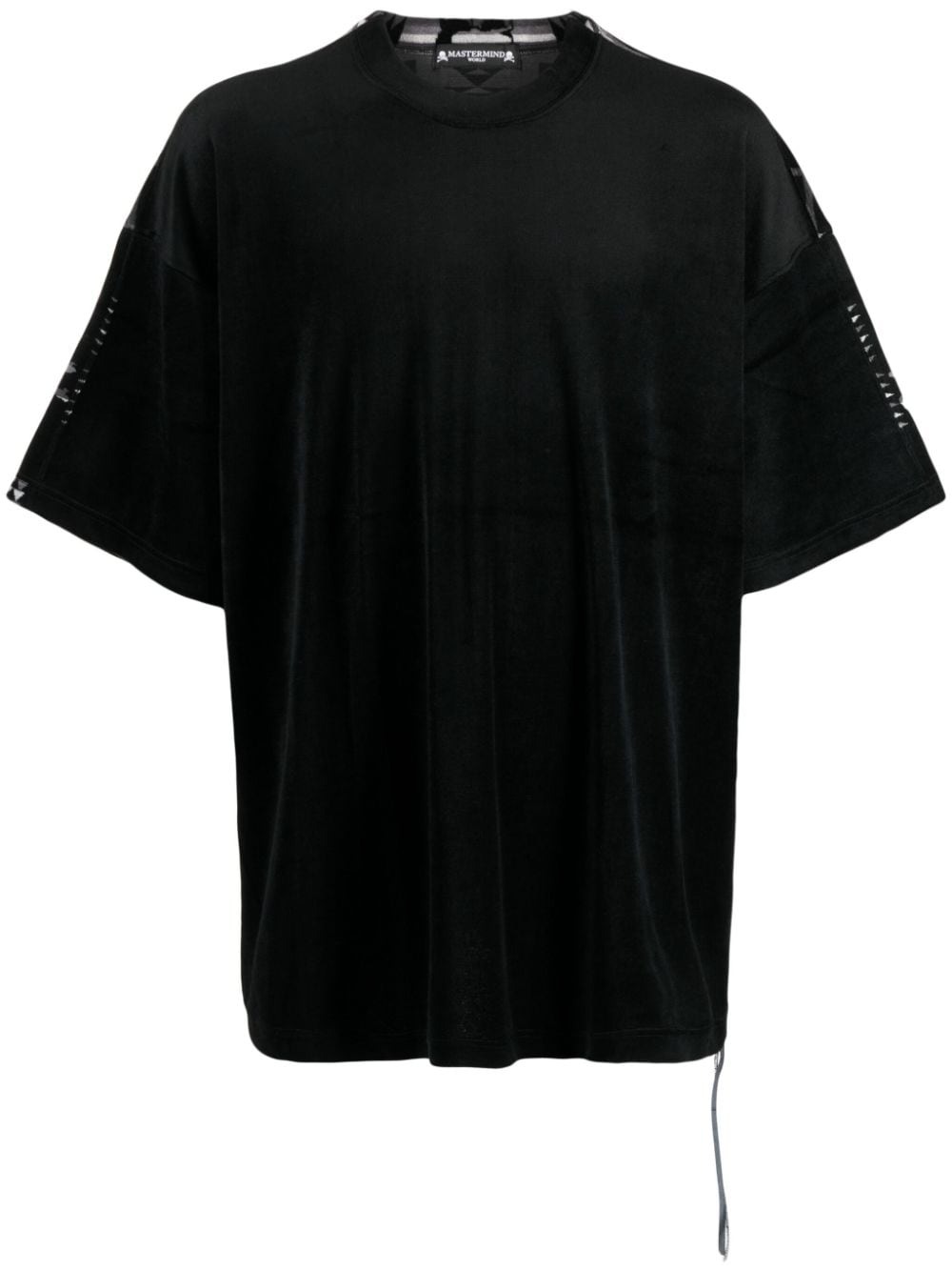 Mastermind World Chimayo panelled T-shirt - Black von Mastermind World