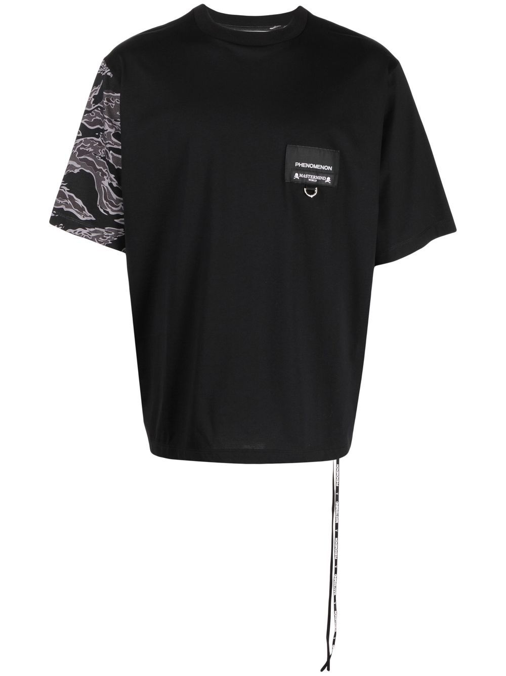 Mastermind World camouflage-print short-sleeved T-shirt - Black von Mastermind World