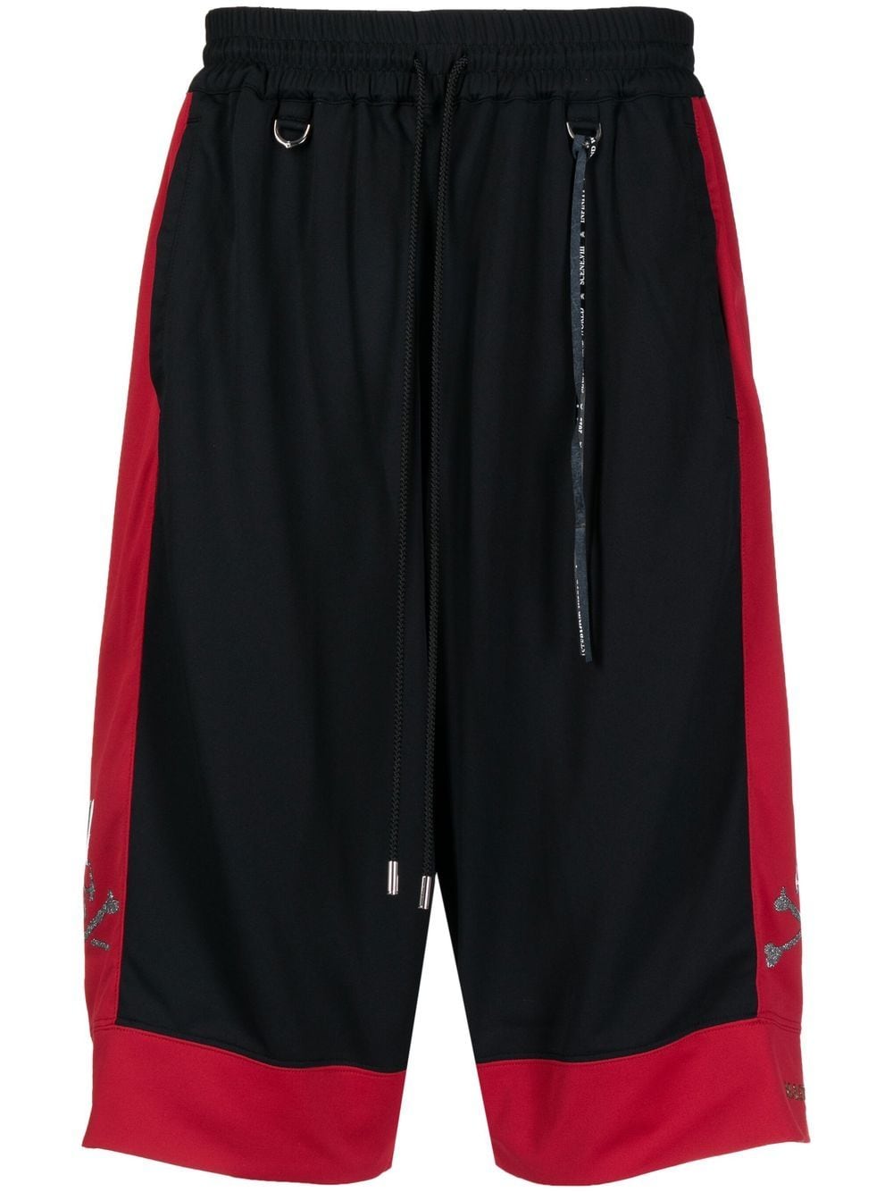 Mastermind World contrast-trim logo shorts - Black von Mastermind World