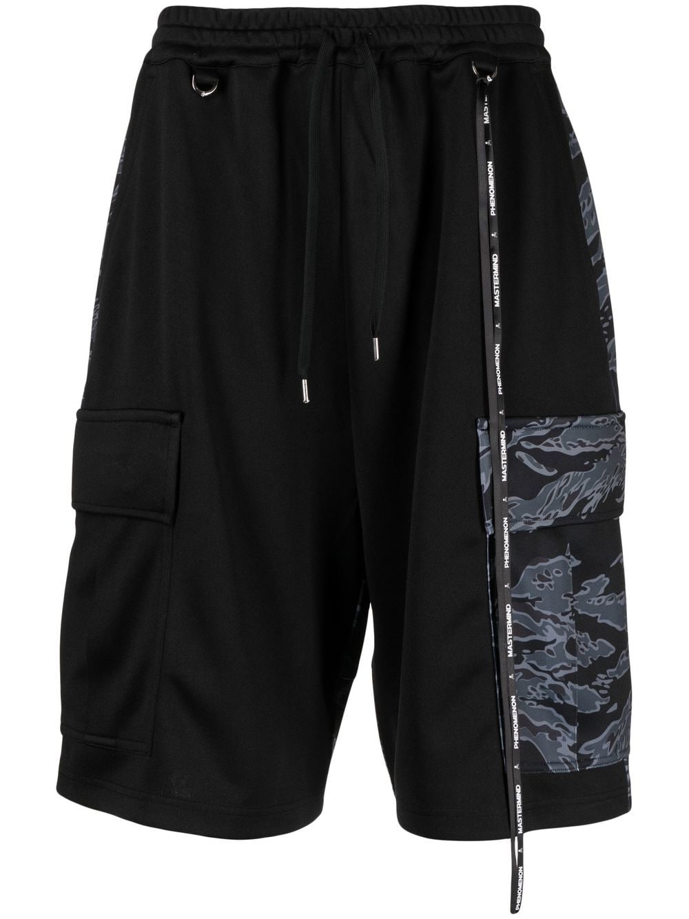 Mastermind World drawstring-waist cargo shorts - Black von Mastermind World