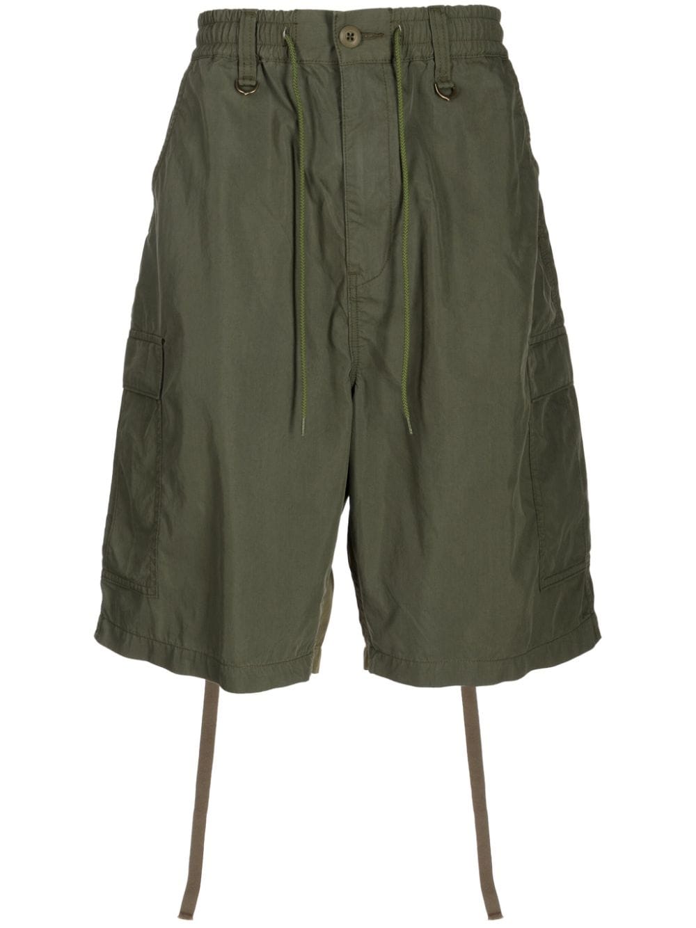 Mastermind World elasticated cotton-blend cargo shorts - Green von Mastermind World