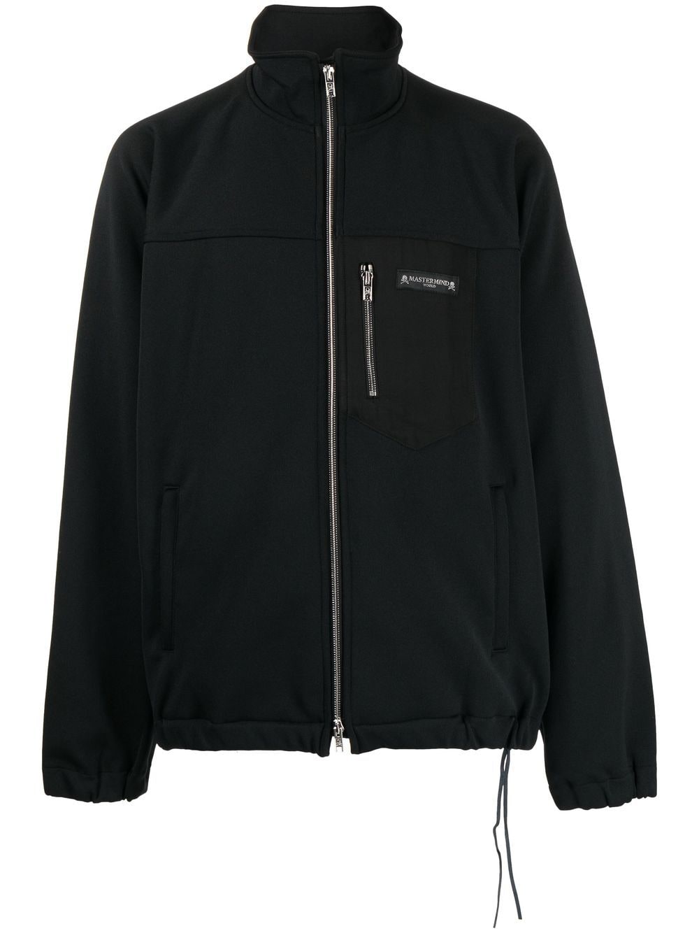 Mastermind World high-neck zip-fastening jacket - Black von Mastermind World