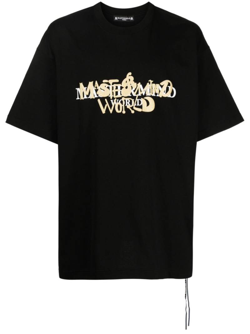 Mastermind World logo-print cotton T-shirt - Black von Mastermind World