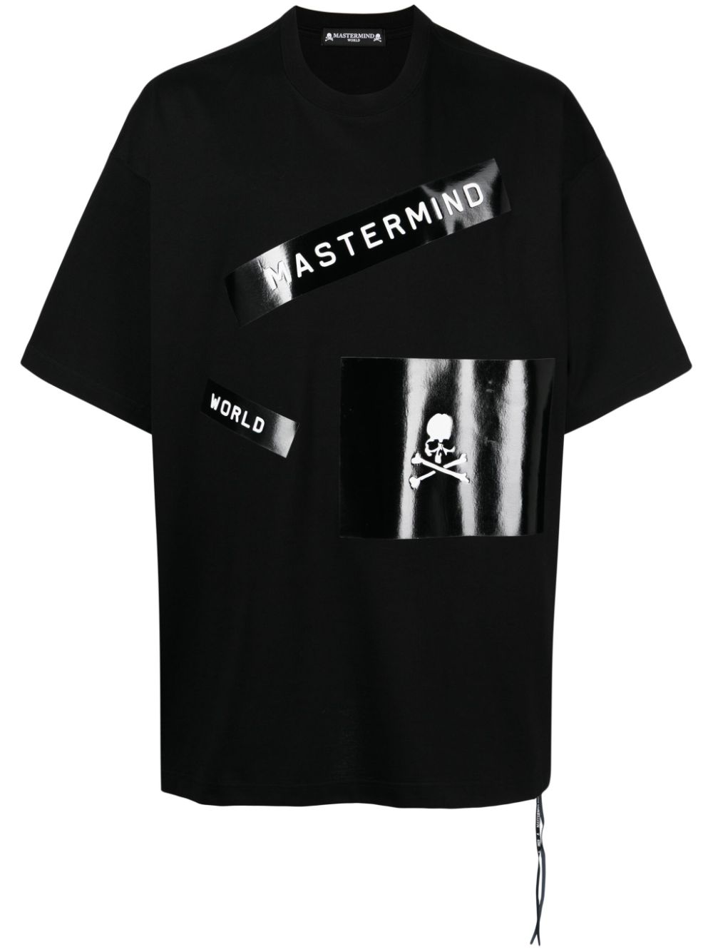 Mastermind World logo-print cotton T-shirt - Black von Mastermind World