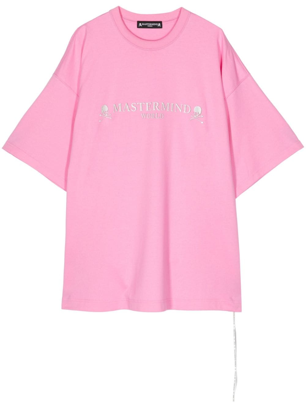 Mastermind World logo-print cotton T-shirt - Pink von Mastermind World