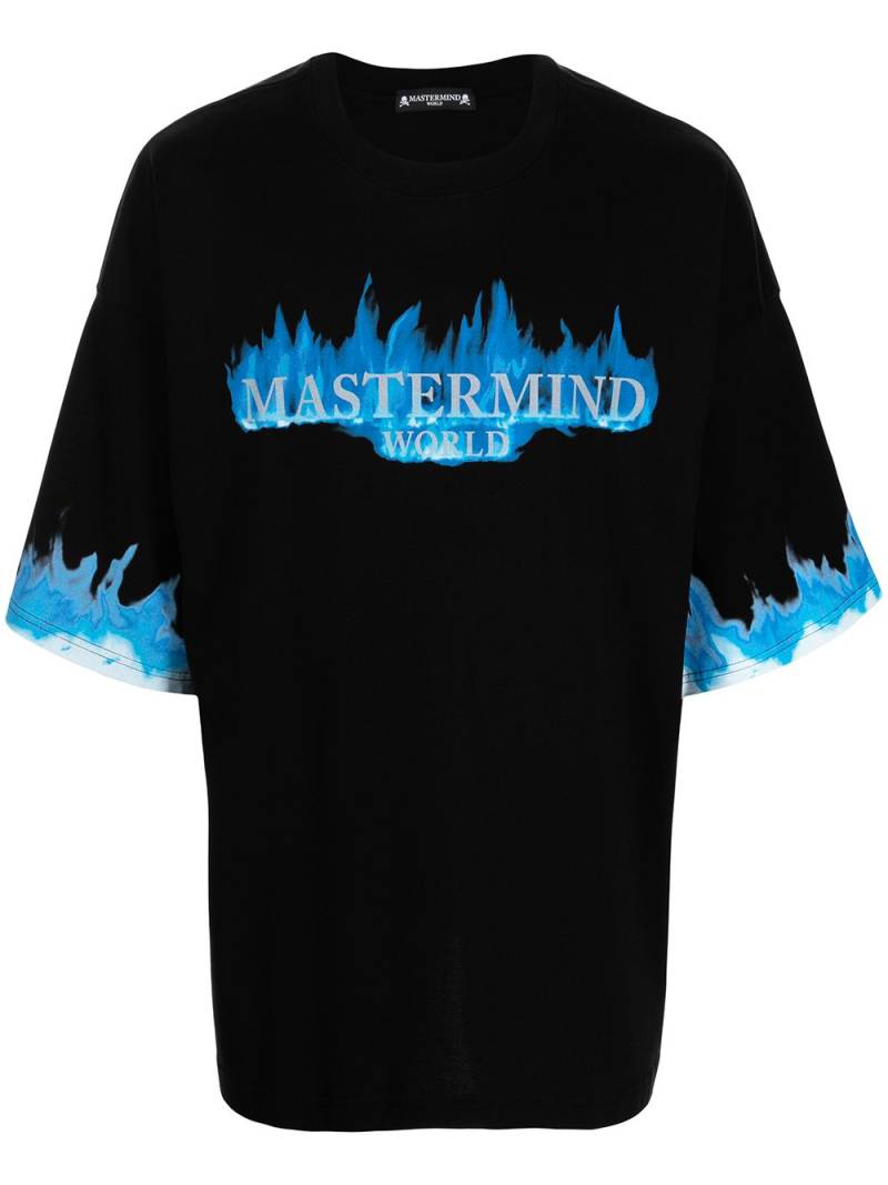 Mastermind World logo-print skull & crossbones T-shirt - Black von Mastermind World