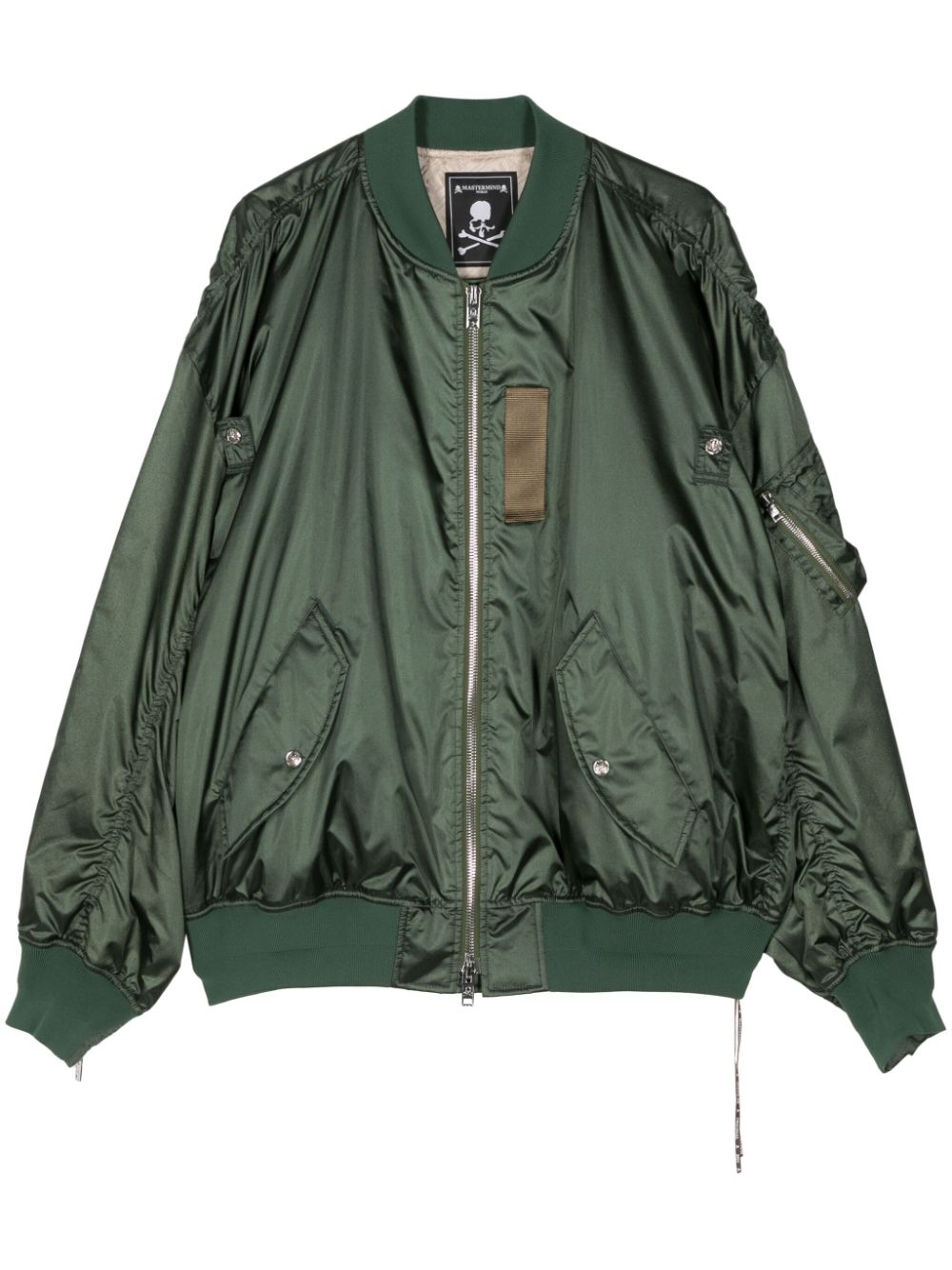 Mastermind World skull-print bomber jacket - Green von Mastermind World