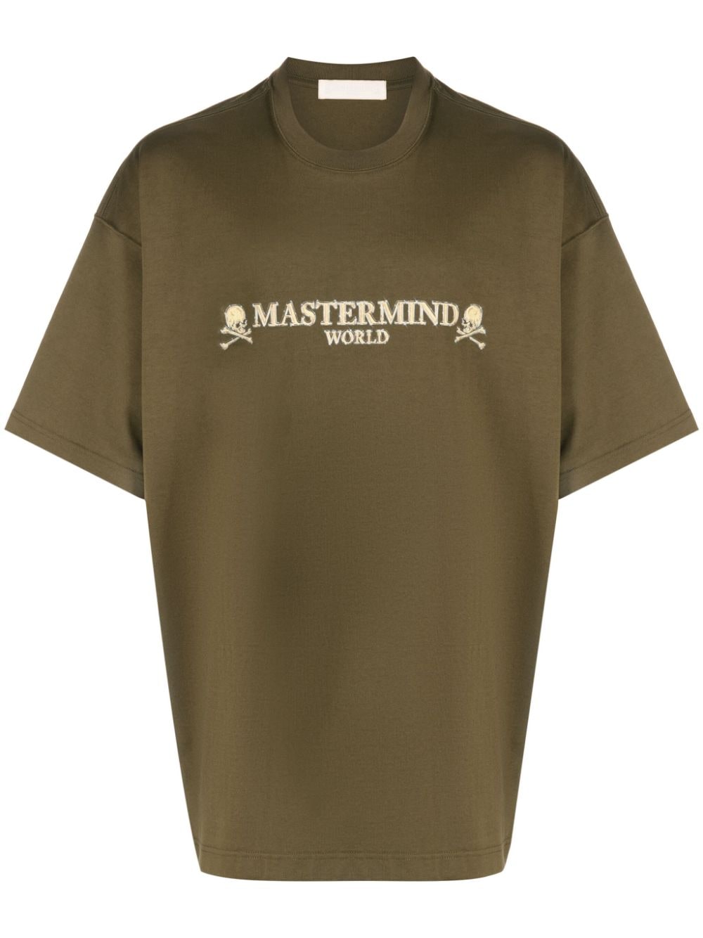 Mastermind World skull-print cotton T-shirt - Green von Mastermind World