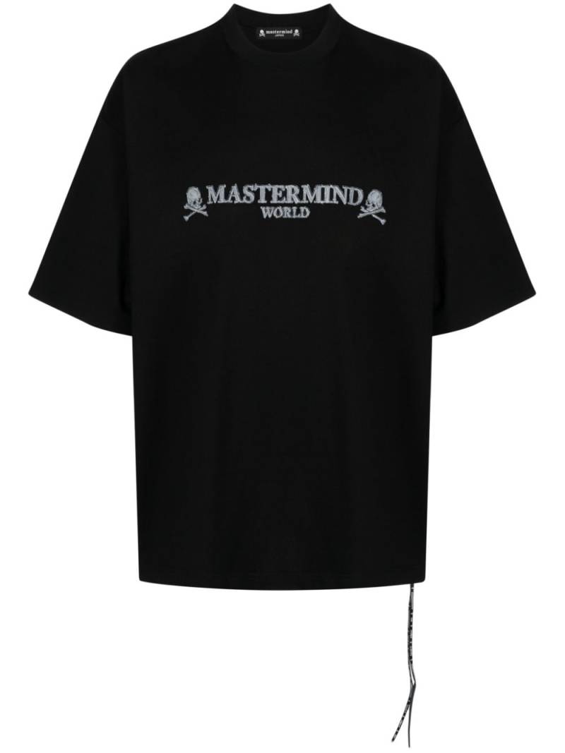 Mastermind World skull short-sleeve cotton T-shirt - Black von Mastermind World