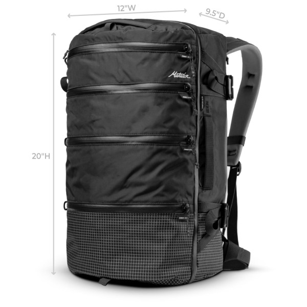 Matador - Segmented Backpack 28 - Reisetasche Gr 28 l grau/schwarz von Matador