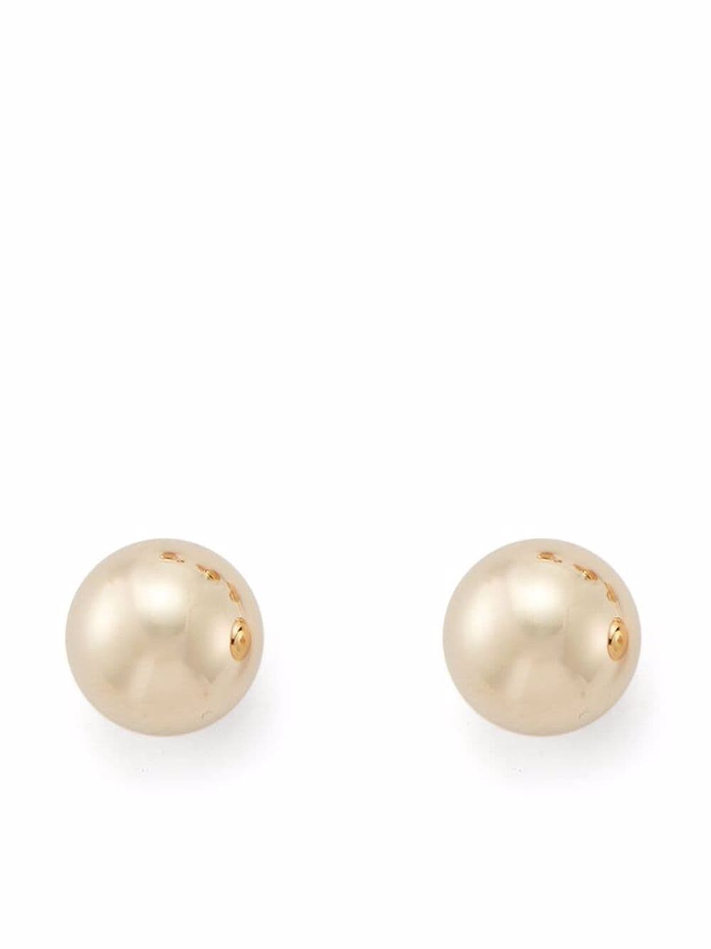 Mateo 14kt yellow gold ball stud earrings von Mateo