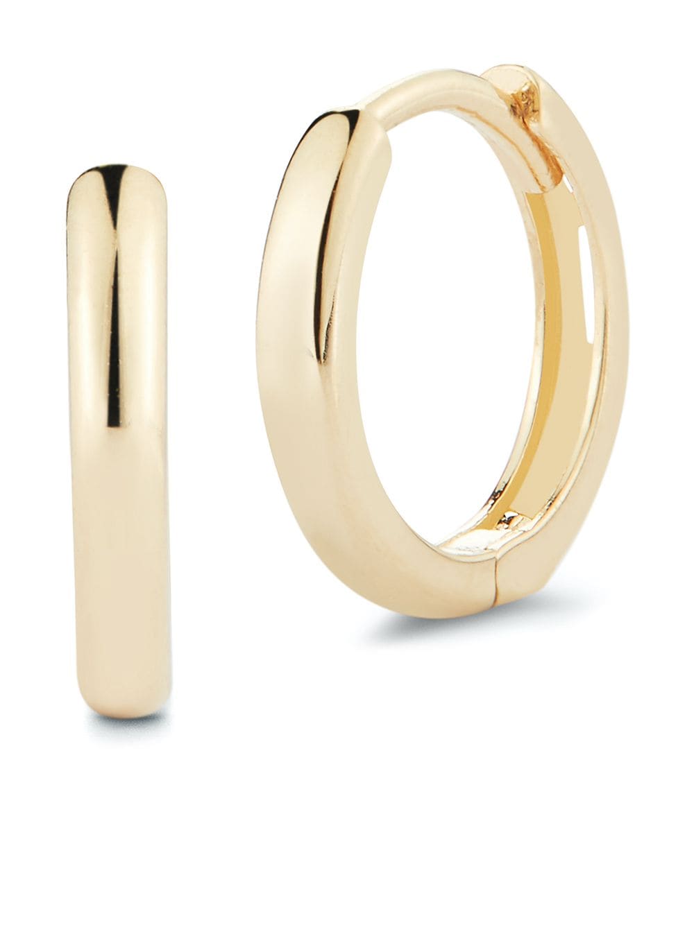 Mateo 14kt yellow gold small hoop earrings von Mateo