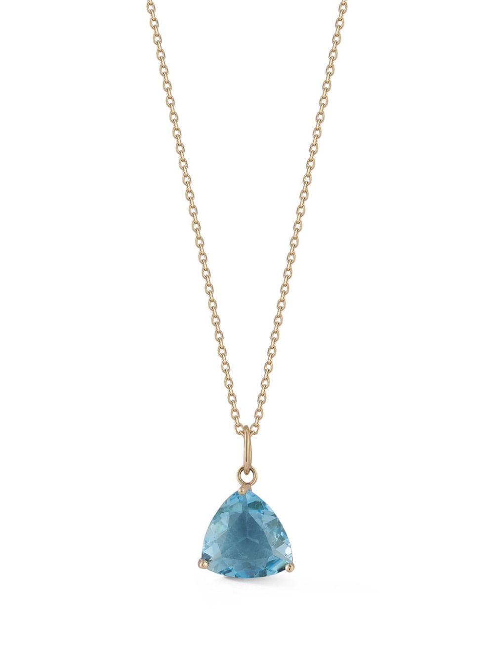 Mateo 14kt yellow gold topaz pendant necklace von Mateo