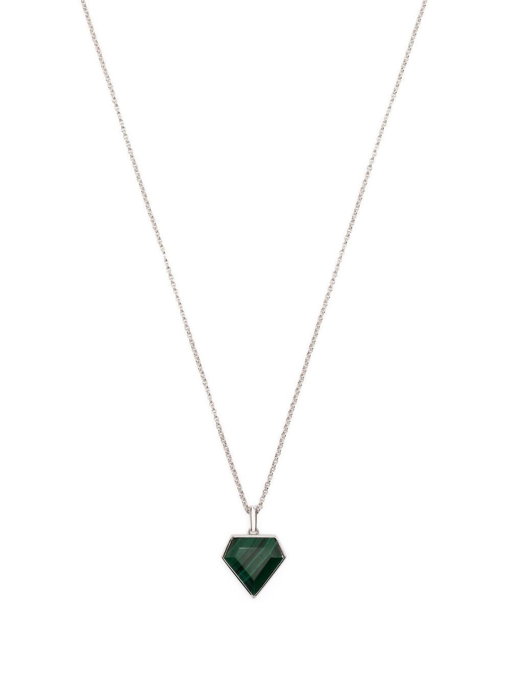 Mateo heart pendant necklace - Green