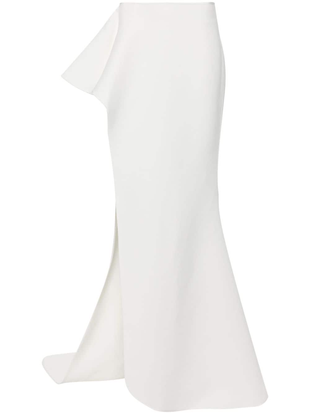 Maticevski Ambience asymmetric-design skirt - White von Maticevski