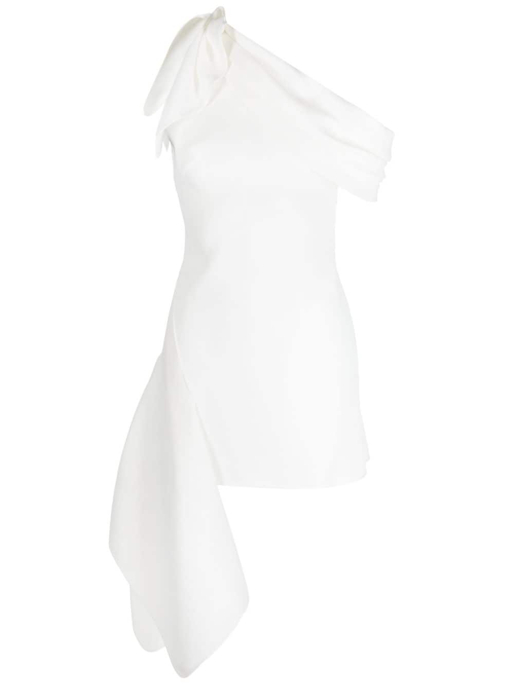 Maticevski Rigor asymmetric mini dress - White von Maticevski
