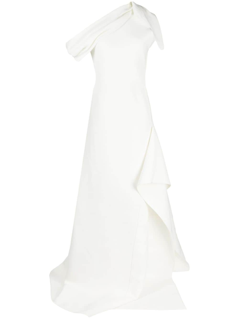 Maticevski asymmetric off-shoulder gown - White von Maticevski