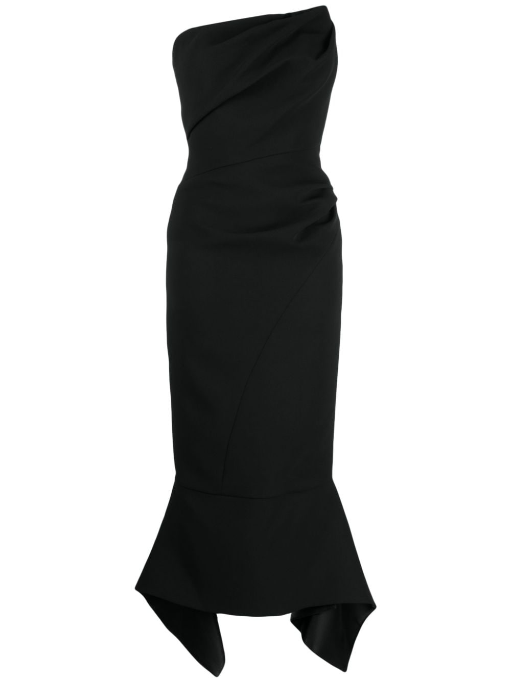 Maticevski bodice fishtail gown - Black von Maticevski