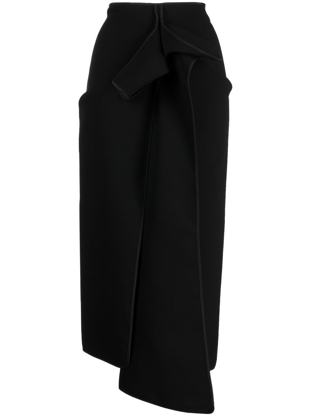 Maticevski draped-detail skirt - Black von Maticevski