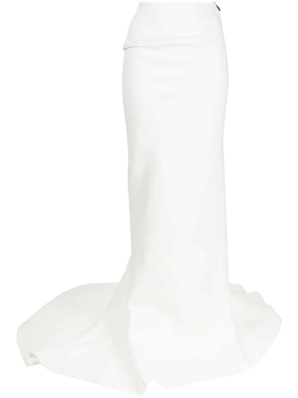 Maticevski high-waisted fishtail skirt - White von Maticevski