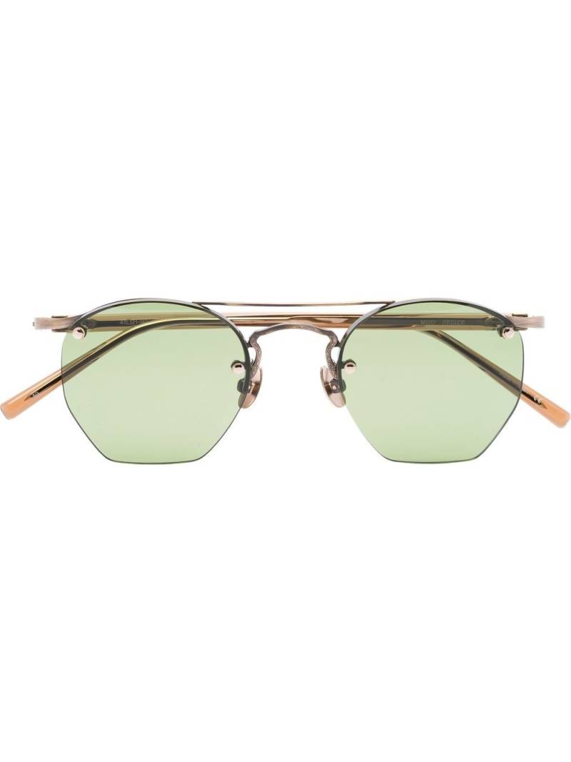 Matsuda Geometric Rimless sunglasses - Green von Matsuda