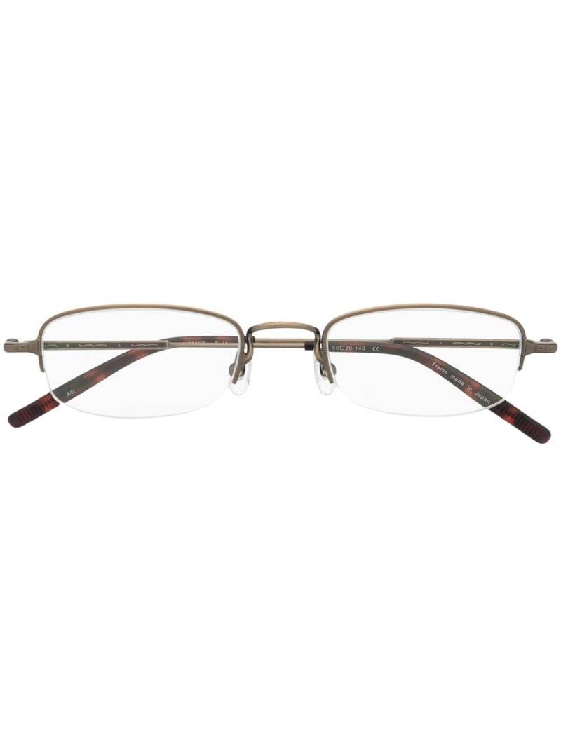 Matsuda M3012 rectangular-frame glasses - Gold von Matsuda