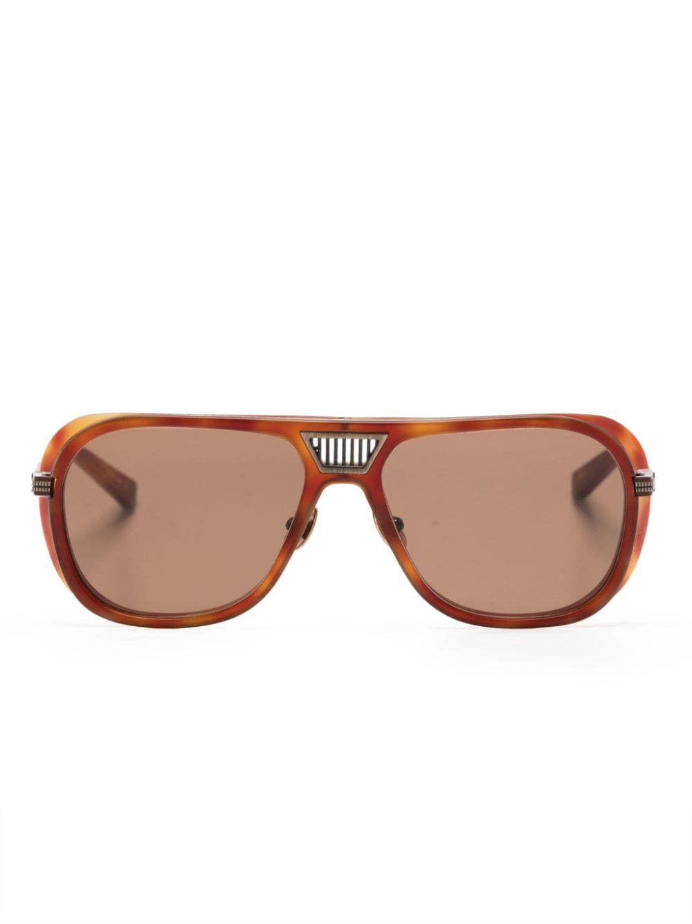 Matsuda M3023V2 pilot-frame sunglasses - Brown von Matsuda