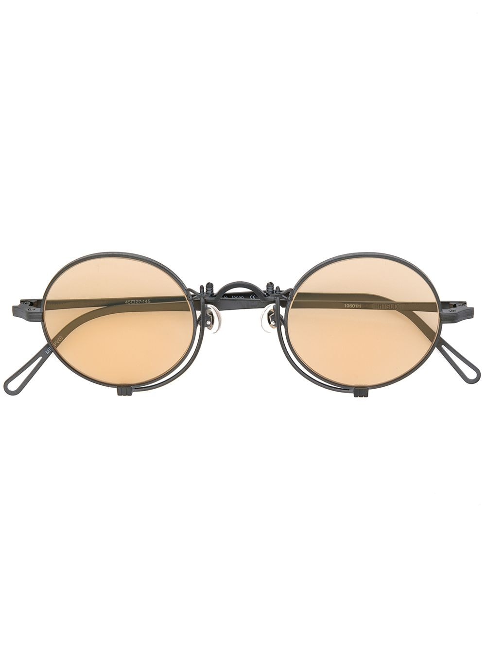 Matsuda oval frame sunglasses - Black von Matsuda