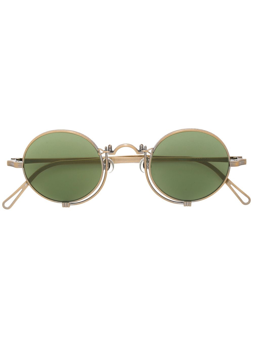Matsuda oval frame sunglasses - Metallic von Matsuda