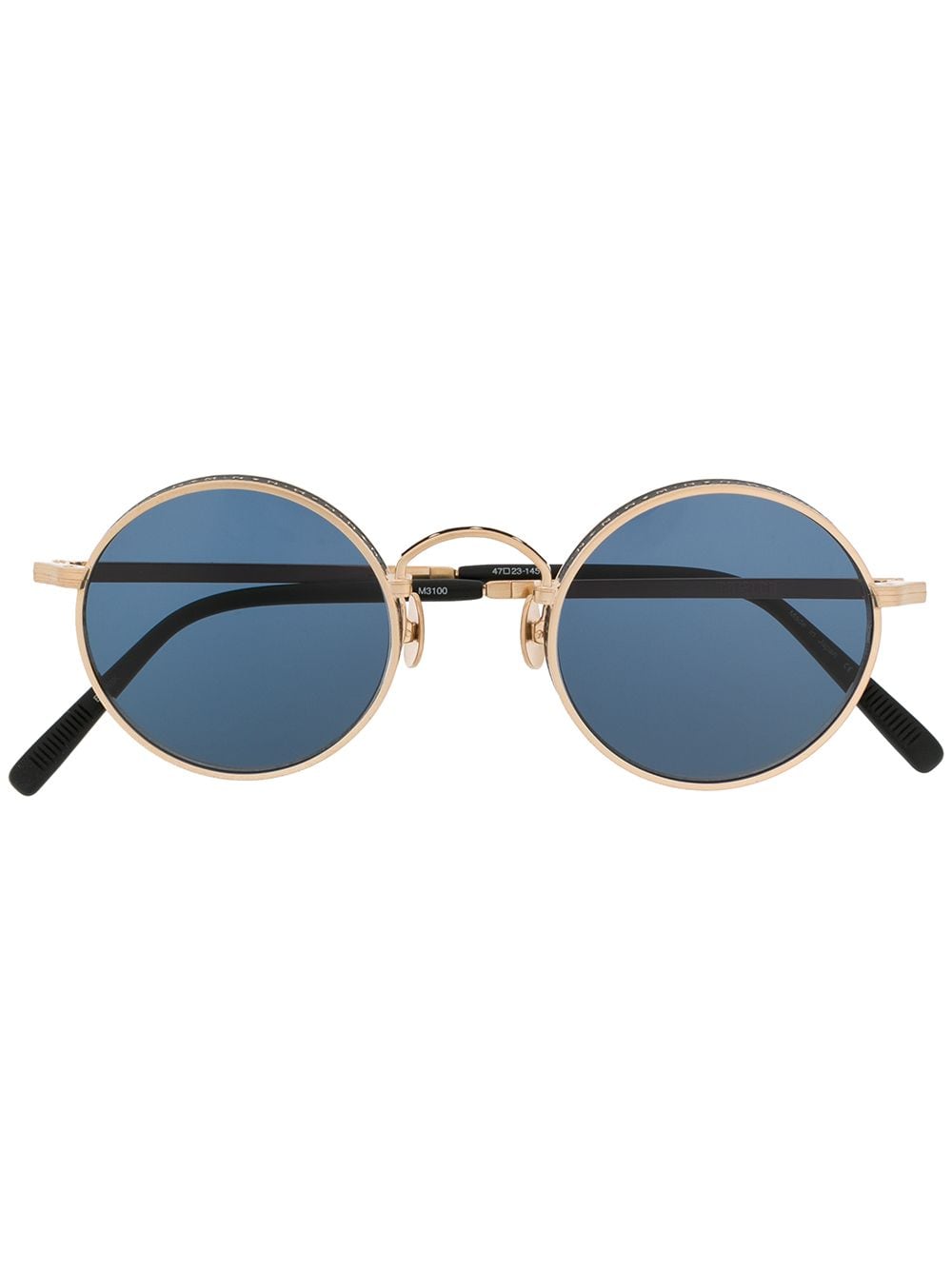 Matsuda round-frame logo sunglasses - Gold von Matsuda