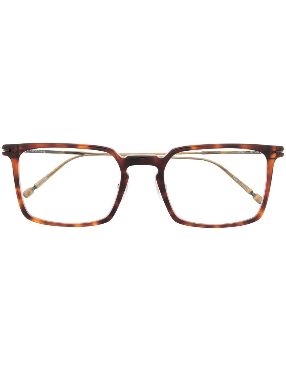 Matsuda square-frame glasses - Brown von Matsuda